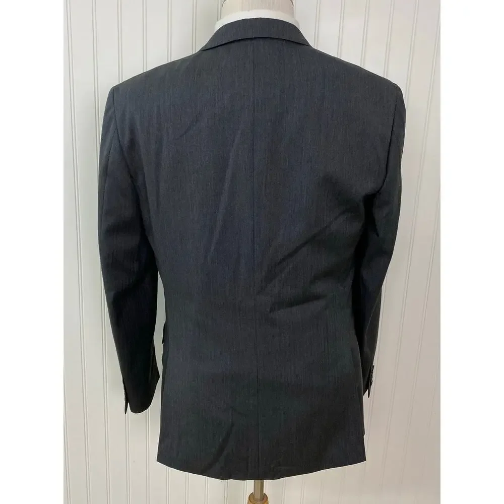 J. Crew Ludlow Italian Wool 2-button micro-herringbone suit jacket blazer, 40R